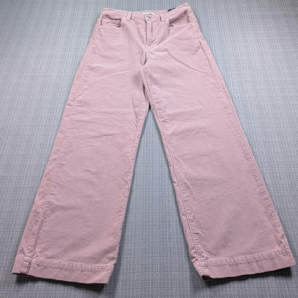 7 For All Mankind Pink Wide Leg Trousers